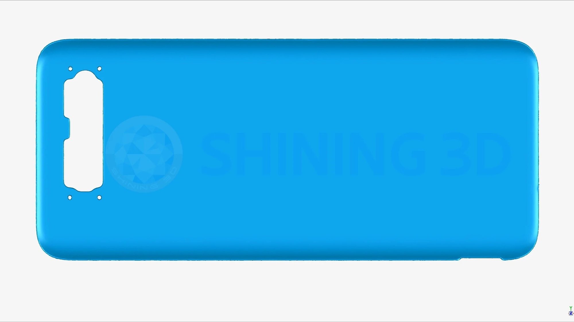 Smartphone curved glass panel 3d data-1 Smartphone curved glass panel 3d data-1